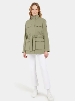 Hot Didriksons Aimee Jacket Mistel Green
