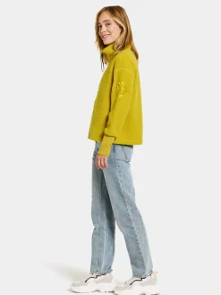 Online Didriksons Alexa Full-Zip Yellow Bloom