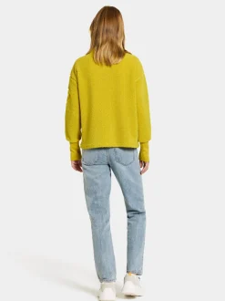 Online Didriksons Alexa Full-Zip Yellow Bloom