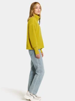 Online Didriksons Alexa Full-Zip Yellow Bloom