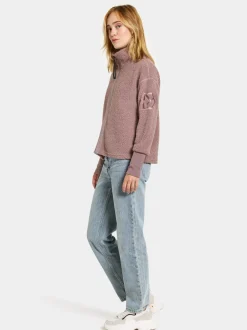 Discount Didriksons Alexa Full-Zip Faded Wine