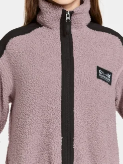 Best Didriksons Ampere Kids' Full-Zip Long Dusty lilac