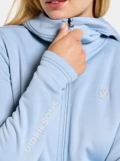 Sale Didriksons Anneli Full-Zip Sea Blue
