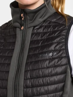 Online Didriksons Annema Vest Coal black