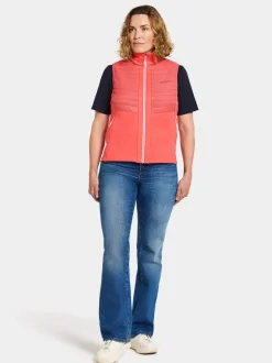 New Didriksons Annema Vest Soft Rose