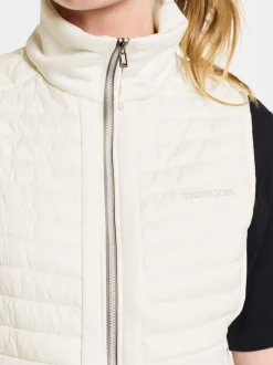 New Didriksons Annema Vest Shell White