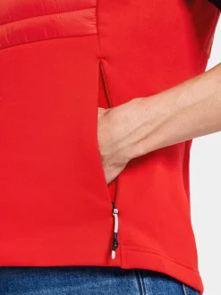 Discount Didriksons Annema Vest Lava Red