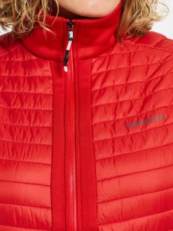 Discount Didriksons Annema Vest Lava Red