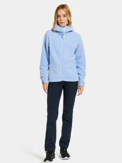 Clearance Didriksons Anniken Full-Zip Sea Blue