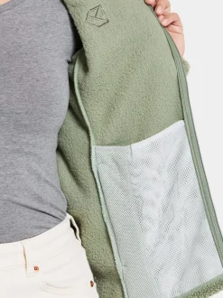 New Didriksons Anniken Full-Zip Light Moss