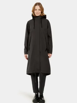 Outlet Didriksons Astrid Parka Long Black