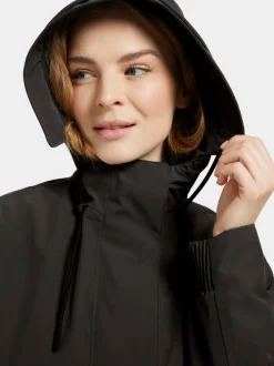 Outlet Didriksons Astrid Parka Long Black