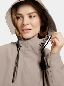 Sale Didriksons Astrid Parka Long Ash Brown