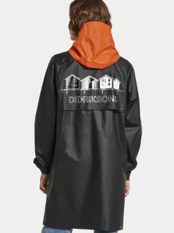 Online Didriksons Avon Unisex Printed Parka Galon® Black/Flame