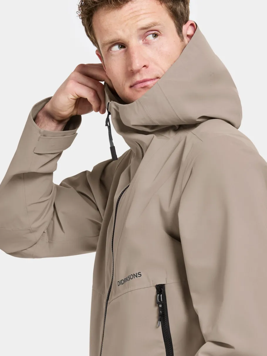 New Didriksons Basil Jacket Ash Brown
