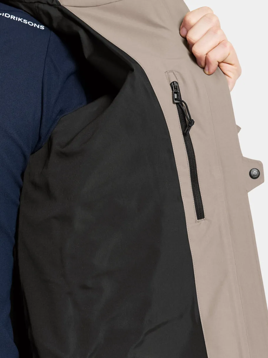 New Didriksons Basil Jacket Ash Brown