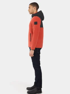 Clearance Didriksons Benno Full-Zip Ochre Red