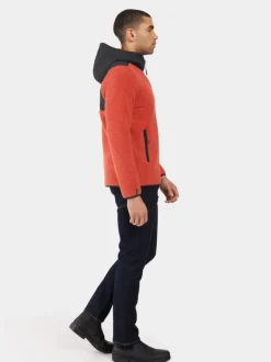 Clearance Didriksons Benno Full-Zip Ochre Red