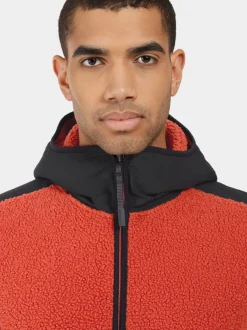 Clearance Didriksons Benno Full-Zip Ochre Red