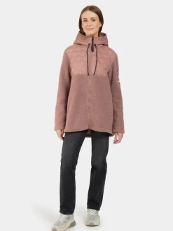 Discount Didriksons Bibi Full-Zip Faded Wine