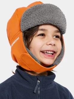 New Didriksons Biggles Kids' Cap Classics Orange Jam