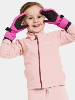 New Didriksons Biggles Kids' Gloves Plastic Pink