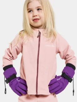 Outlet Didriksons Biggles Kids' Gloves Royal Purple