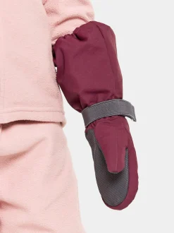 Online Didriksons Biggles Kids' Mittens Rusty Wine