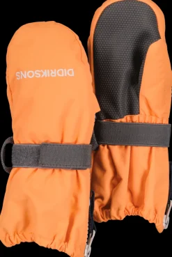 Clearance Didriksons Biggles Kids' Zip Mittens Cantaloupe