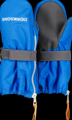 Sale Didriksons Biggles Kids' Zip Mittens Caribbean blue