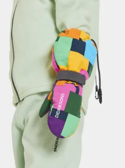 Outlet Didriksons Biggles Printed Kid's Mittens PostIt