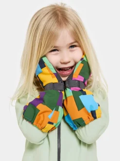 Outlet Didriksons Biggles Printed Kid's Mittens PostIt
