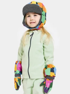 Outlet Didriksons Biggles Printed Kid's Mittens PostIt