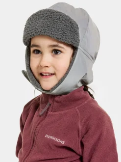 Online Didriksons Biggles Reflective Kids' Cap Silver