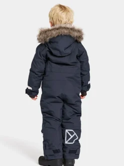 New Didriksons Björnen Kid's Coverall Navy