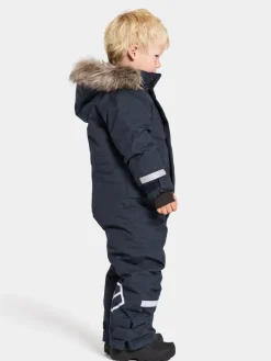 New Didriksons Björnen Kid's Coverall Navy