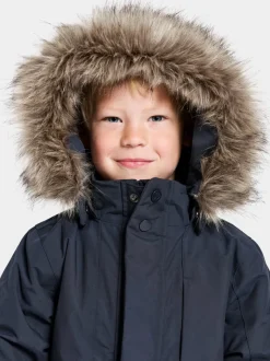 New Didriksons Björnen Kid's Coverall Navy