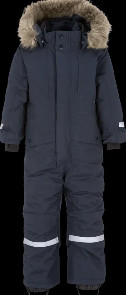 New Didriksons Björnen Kid's Coverall Navy