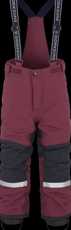 Best Didriksons Björnen Kids Pants Rusty Wine