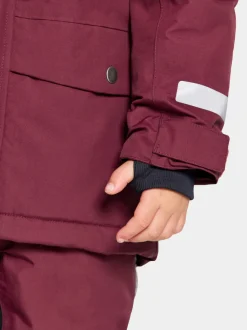 Clearance Didriksons Björnen Kids' Parka Rusty Wine