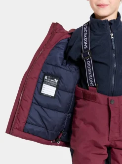 Clearance Didriksons Björnen Kids' Parka Rusty Wine