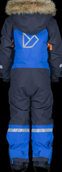Discount Didriksons Bjärven Kids' Coverall Caribbean blue