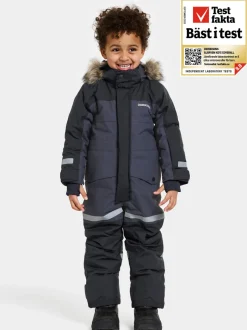 Discount Didriksons Bjärven Kids' Coverall Navy