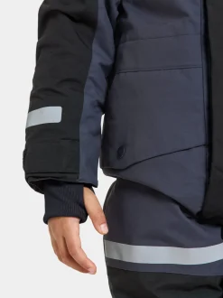 Discount Didriksons Bjärven Kids' Coverall Navy