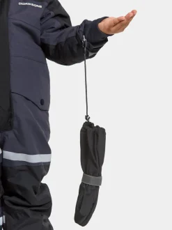Discount Didriksons Bjärven Kids' Coverall Navy