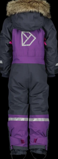 New Didriksons Bjärven Kids' Coverall Royal Purple