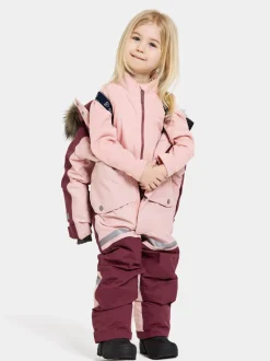 Best Didriksons Bjärven Kids' Coverall Dusty pink