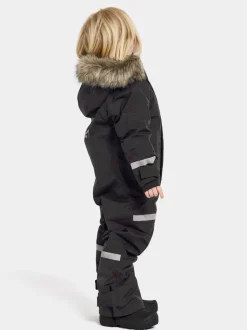 Didriksons Bjärven Kids' Coverall Black