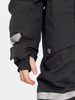 Didriksons Bjärven Kids' Coverall Black