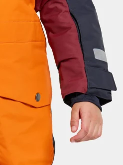 Didriksons Bjärven Kids' Coverall Orange Jam